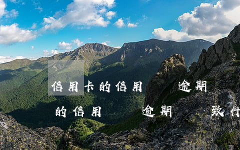 信用卡的信用記錄逾期會導致什么-信用卡的信用記錄逾期會導致什么后果