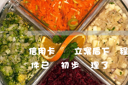 信用卡糾紛立案后下個程序是什么(信用卡案件已經初步審理了)