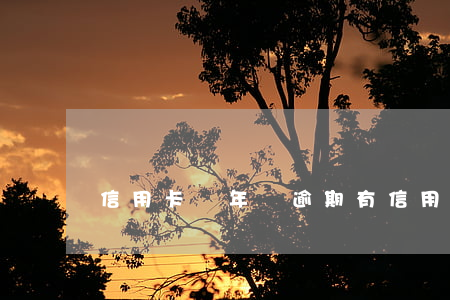 信用卡純年費逾期(有信用卡逾期一年的嗎)
