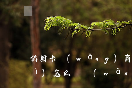 信用卡網(wǎng)商貸逾期了會(huì)怎么樣(網(wǎng)商貸逾期后面還了 會(huì)影響信用嗎)
