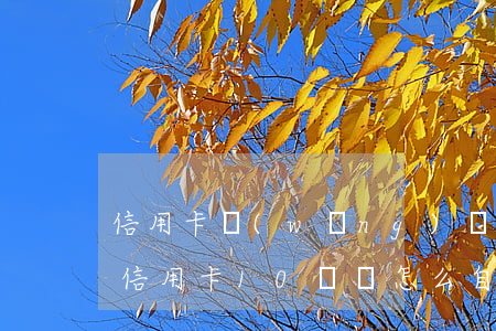 信用卡網(wǎng)貸欠8萬自救方法(欠信用卡10幾萬怎么自救)