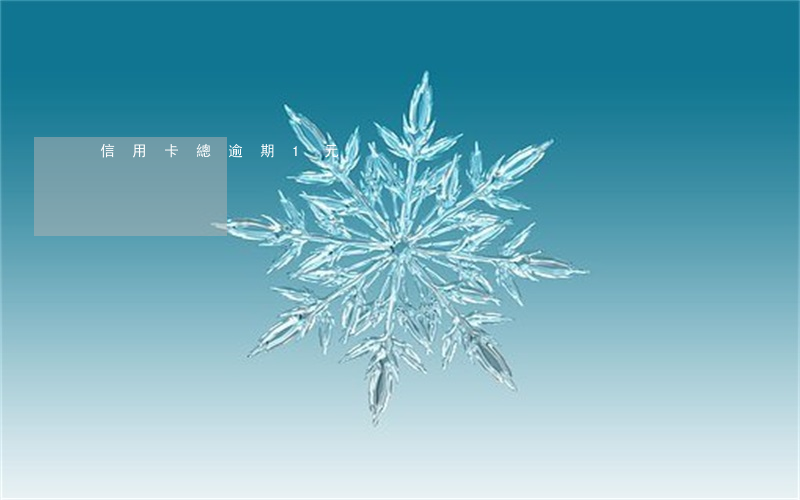 信用卡總逾期1元
