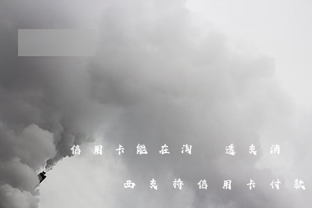 信用卡能在淘寶透支消費(fèi)嗎(淘寶買東西支持信用卡付款嗎)