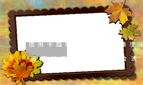 信用卡臨時(shí)額度逾期有滯納金嗎(逾期付款滯納金多少合適)