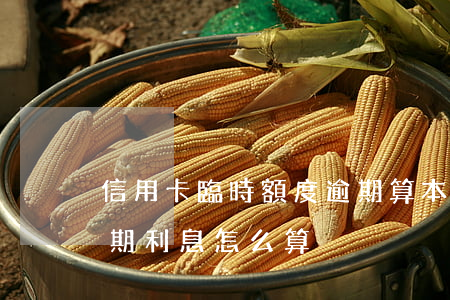 信用卡臨時額度逾期算本金嗎-臨時額度逾期利息怎么算