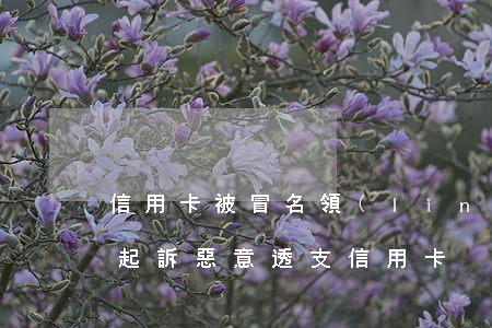 信用卡被冒名領(lǐng)取透支判決(被起訴惡意透支信用卡)