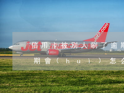 信用卡被別人刷了逾期(信用卡被別人刷了逾期會(huì)怎么樣)