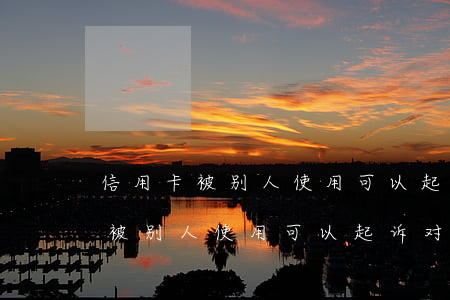 信用卡被别人使用可以起诉对方吗-信用卡被别人使用可以起诉对方吗安全吗