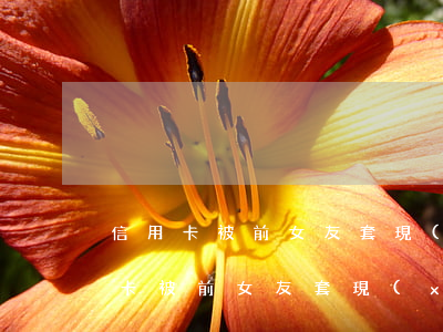 信用卡被前女友套現(xiàn)不還(信用卡被前女友套現(xiàn)不還)