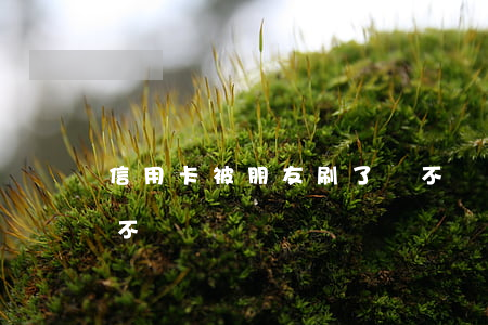 信用卡被朋友刷了卻不還(信用卡被親戚刷了不還)