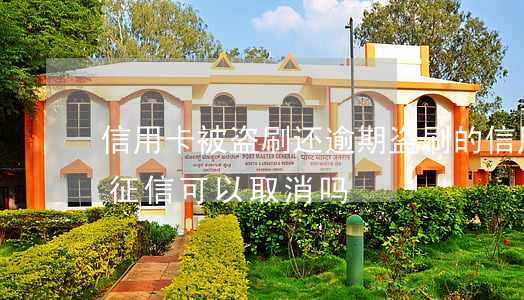 信用卡被盗刷还逾期(盗刷的信用卡导致逾期征信可以取消吗)