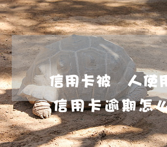 信用卡被親人使用逾期怎么處理(被別人辦了信用卡逾期怎么解決)