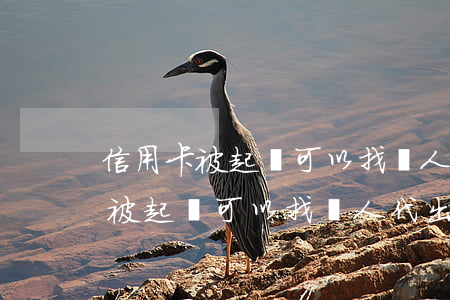 信用卡被起訴可以找親人代出庭嗎-信用卡被起訴可以找親人代出庭嗎知乎