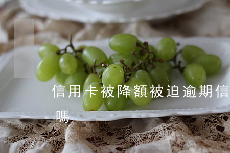 信用卡被降額被迫逾期(信用卡逾期會被降額嗎)