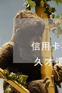 信用卡要多久才還款不算逾期呢（信用卡要多久才還款不算逾期）