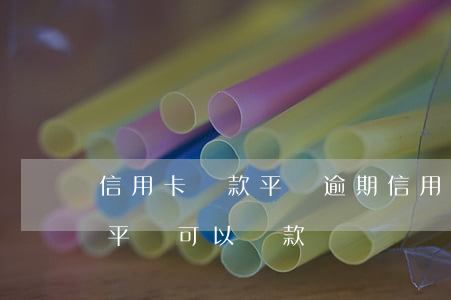 信用卡貸款平臺逾期(信用卡逾期了請問哪個平臺可以貸款)