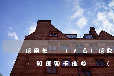信用卡貸發(fā)信息說協(xié)商-和信用卡催收員協(xié)商還款
