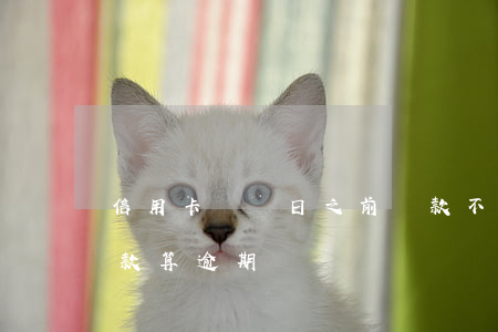 信用卡賬單日之前還款不算逾期 賬單日前還款算逾期嗎