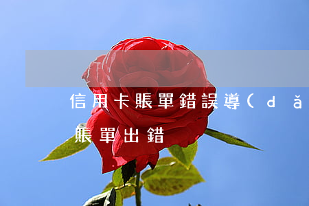 信用卡賬單錯誤導(dǎo)致逾期(信用卡賬單出錯)