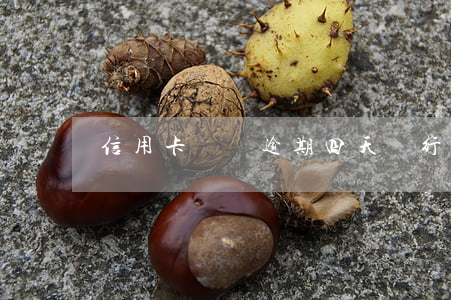 信用卡賬戶逾期四天(銀行卡逾期四個月)