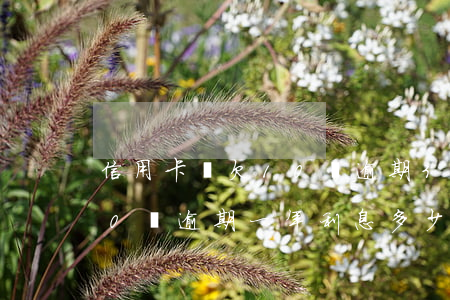 信用卡賬欠10萬逾期3年了-欠信用卡10萬逾期一年利息多少錢