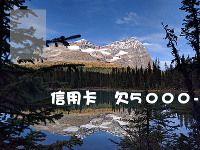 信用卡賬欠5000-信用卡賬欠5000