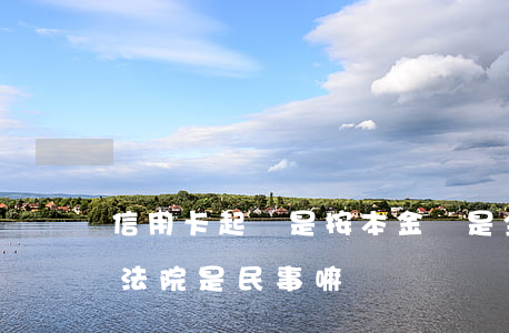 信用卡起訴是按本金還是全部(欠信用卡起訴法院是民事嘛)