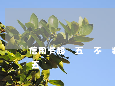 信用卡超過五萬不還判幾年(欠信用卡沒超過五萬)