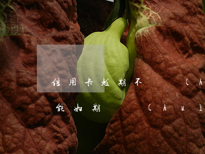 信用卡越期不還會(huì)怎樣(信用卡不能如期還會(huì)怎樣)