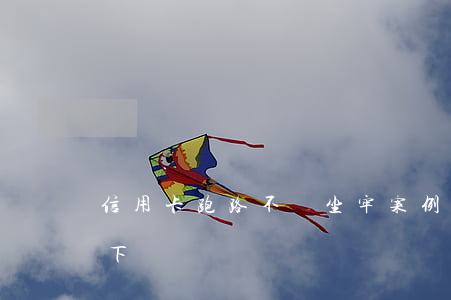 信用卡跑路不還坐牢案例(欠信用卡跑路什么下場)