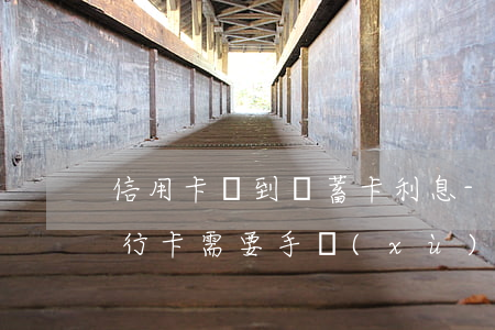 信用卡轉到儲蓄卡利息-從信用卡轉錢到銀行卡需要手續(xù)費嗎