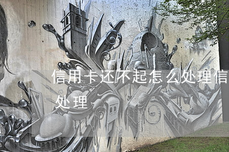 信用卡还不起怎么处理(信用卡还不起了怎样处理)