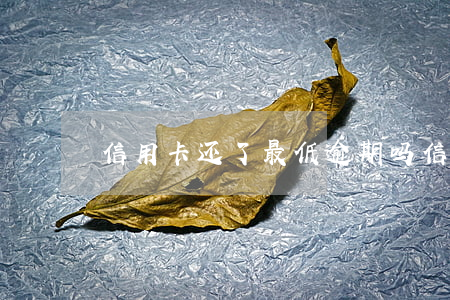 信用卡还了最低逾期吗(信用卡已还最低还款)