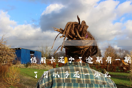 信用卡还少了逾期 有一期信用卡忘记还,逾期了,可以多还一些么