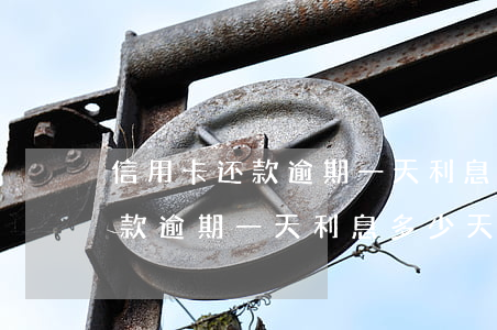 信用卡还款逾期一天利息多少天-信用卡还款逾期一天利息多少天算正常