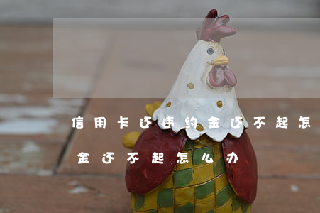 信用卡还违约金还不起怎么办（信用卡还违约金还不起怎么办）