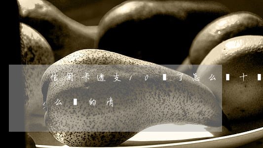 信用卡透支10萬了怎么還(十幾萬信用卡怎么還的清)