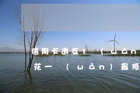 信用卡透支1萬(wàn)元還多少(信用卡花一萬(wàn)最低還款多少)
