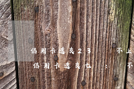 信用卡透支23萬還不上(現(xiàn)在信用卡透支七萬:還不上怎么辦)