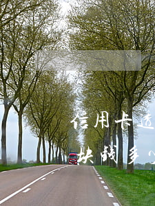 信用卡透支一千手续费多少(信用卡6000块钱多少手续费)
