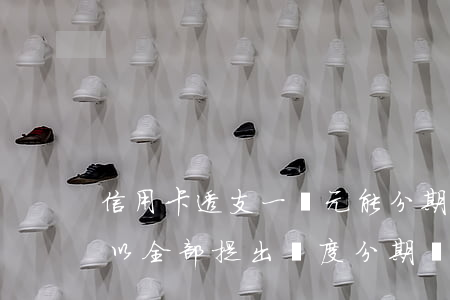 信用卡透支一萬元能分期嗎(一萬塊信用卡可以全部提出額度分期還嗎?)