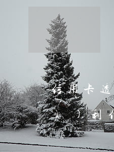 信用卡透支取現(xiàn)按季收復(fù)利(信用卡透支取現(xiàn)按季收復(fù)利)