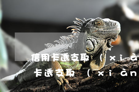 信用卡透支取現(xiàn)有影響么(信用卡透支取現(xiàn)有影響么)