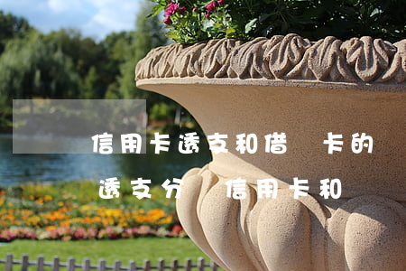 信用卡透支和借記卡的區(qū)別(按是否透支分為信用卡和貸記卡)