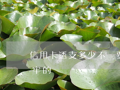 信用卡透支多少不還要坐牢(有不還信用卡坐牢的嗎)