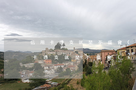 信用卡透支就是不還會(huì)怎樣(信用卡透支就是不還會(huì)怎樣)