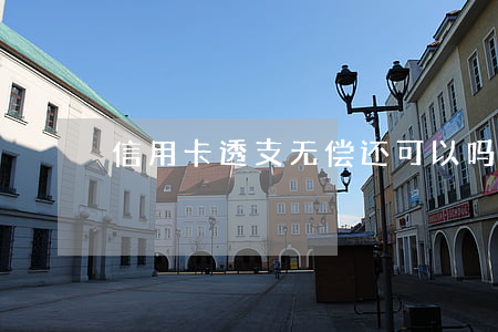 信用卡透支无偿还可以吗