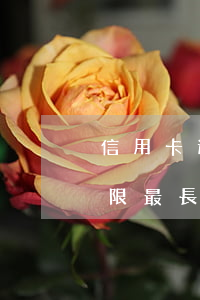 信用卡透支消費期限是多久(貸記卡的透支期限最長是多少天)