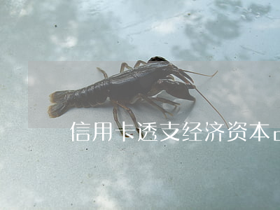 信用卡透支经济资本占用