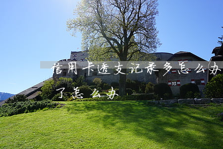 信用卡透支记录多怎么办(信用卡不小心透支了怎么办)